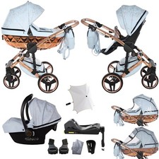JUNAMA DIAMOND Heart 2en1 3en1 4en1 POUSSETTE BÉBÉ SIÈGE AUTO ISOFIX