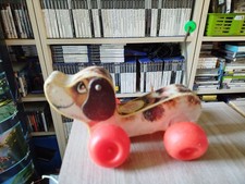 Fisher Price jouet [Chien à tirer] Little Snoopy Réf 693 vintage 1965 