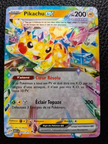 Carte pokemon pikachu - pokemon,
