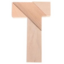 4 pièces Puzzle Bois Forme de
