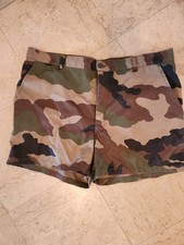 SHORT ARMEE DE TERRE / GENDARMERIE  CAMOUFLE CE TAILLE 96 SOIT 48 CIVIL