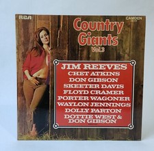 Country Giants Volume 3 - Jim Reeves,Chet Atkins,Don Gibson - Music Vinyle Fiche