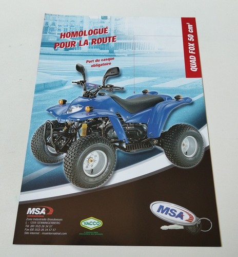Msa fox 2001 prospectus - 50,