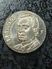 1 Euro Espagne Argenté Rare