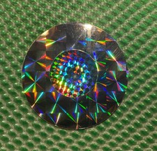 Toupie Laser Dazer vintage – Jouet années 90 | Effet holographique 9,8cm