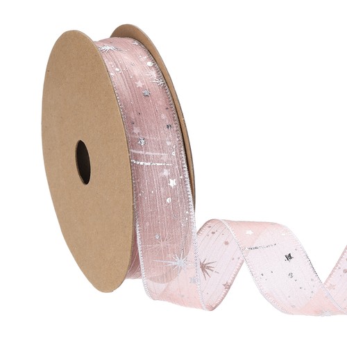 Ruban étoilé organza x - organza, 1"