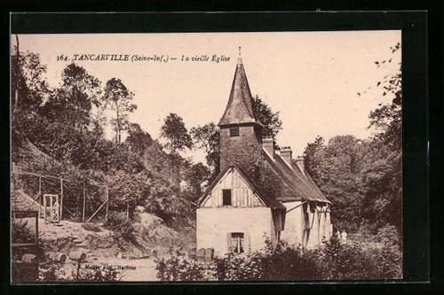 Cpa tancarville vieille - la,