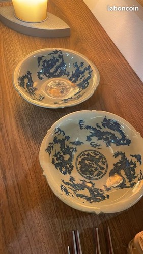 Paire bols chinois anciens - bols,