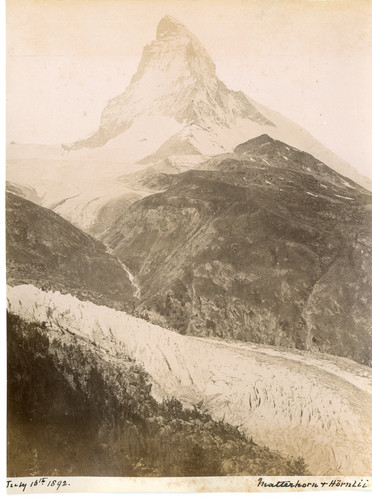 Matterhorn vintage albumen - vintage,