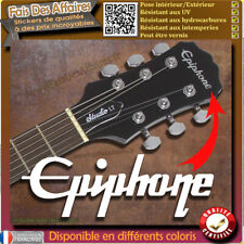 sticker autocollant  Epiphone GUITARE HEADSTOCK rock decal music restauration