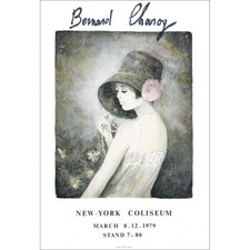 CHAROY Bernard - Lithographie "Exposition Coliseum, New York" 82x56cm - 1979