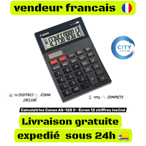 Calculatrice bureau canon - calculatrice,