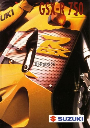 Brochure suzuki gsx - gsx-r, 750