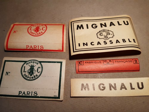 Lot anciennes étiquettes cbg - étiquettes,