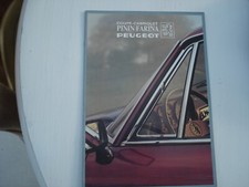 Catalogue brochure prospectus PEUGEOT 504 Coupé Cabriolet  Pininfarina