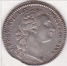 Jeton en argent non daté Louis XVI, Académie Royale, par Duvivier, coin clipée