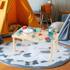 Table d'activités en bois pour enfants, jouets éducatifs précoces,