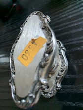 Une Ancienne poignée crémone de fenêtre sur platine carré de 7 mm porte ect...