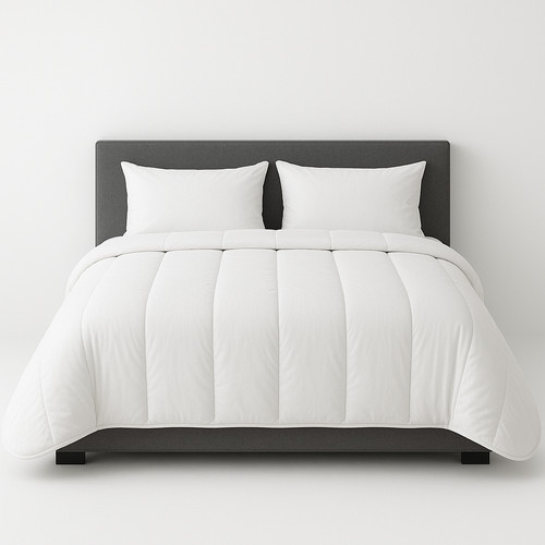 Couette blanche coton percale - couette,