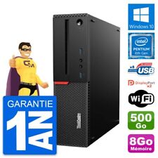 PC Lenovo ThinkCentre M800 SFF Intel G4400 RAM 8Go Disque 500Go Windows 10 Wifi