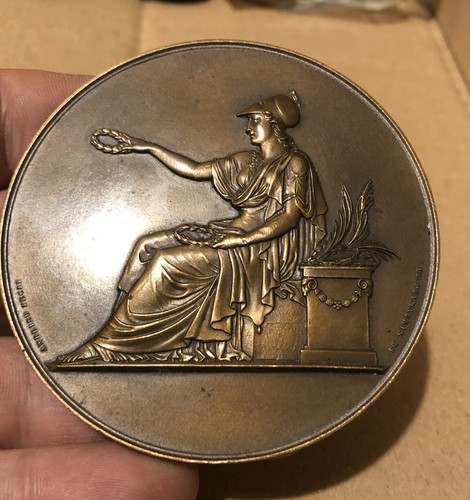 Ancienne médaille bronze - médaille, en