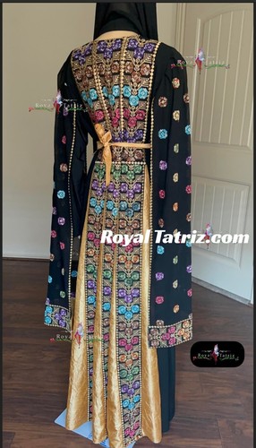 Tatreez royal floral - royal,