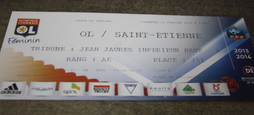 Ticket lyon v - ol, etienne