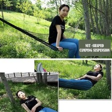 Mesh Hammock Outdoor Sport Hammock Outdoor Sport Camping Hammock Nylon Rope=