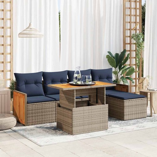 Salon jardin avec coussins - de,
