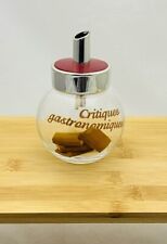 sucrier rond verre couvercle verseur argenté rose synthétique 12 x 7 cm env