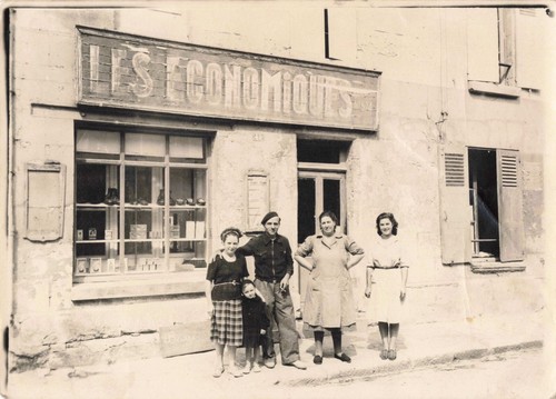 Old photograph storefront - old,