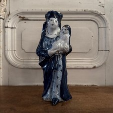 Vierge à l'Enfant XVIIIe fond