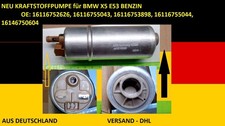 Neuf Pompe À Carburant Pour BMW X5 E53 Essence 3 BAR 16116752626 En Allemagne