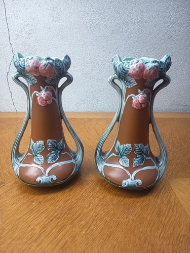 Paire vases ancien - vases, art