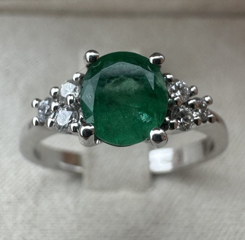 Bague blanc 18kt - bague, 18kt.