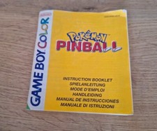 Notice Nintendo Game Boy Color