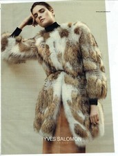 Publicité Advertising 049  2013   Yves  Salomon  fourrures