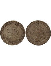 France Louis XVI - Ecu Argent, au Buste Habillé - 1789 L Bayonne