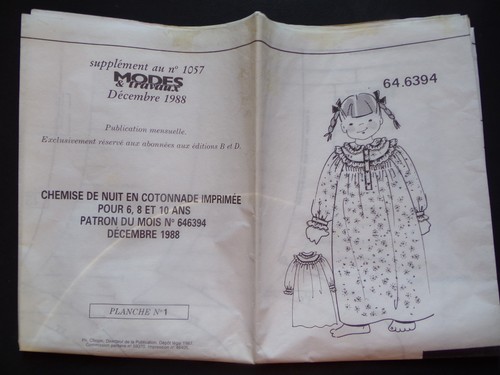 Patron modes et travaux - §,