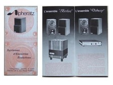 BROCHURE ENCEINTES ALPHERATZ 1984 
