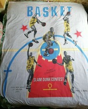 Housse couette lit vintage