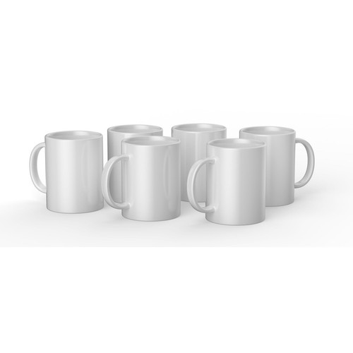 Mugs vierges blanc 425 ml - blanc, |