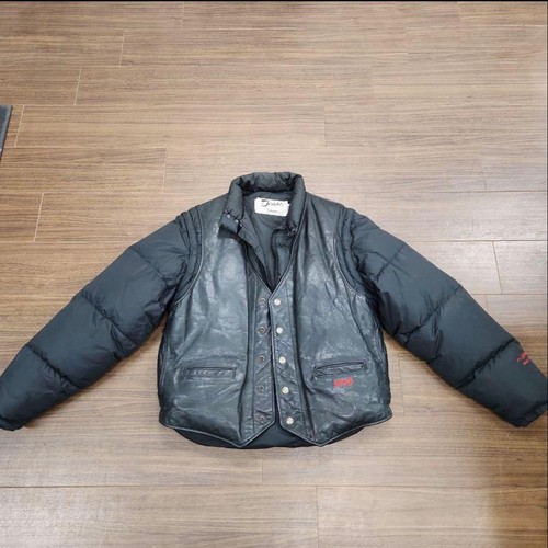 Schott veste doudoune cuir - veste,