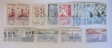 Lot timbres obl Colonies Algérie (voir photo)