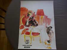 PRATT - CORTO MALTESE - BOUCHE DORÉE - AFFICHE - BD - DESSIN INEDIT - PUBLICITE