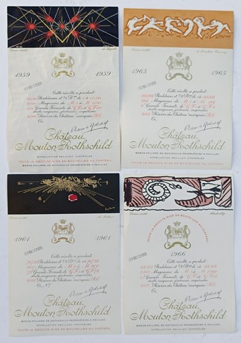 Lot étiquettes vin - 4,