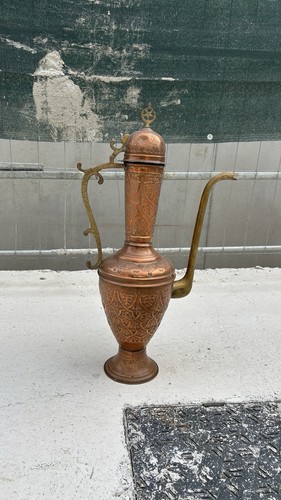 Grande théière cuivre - grande,