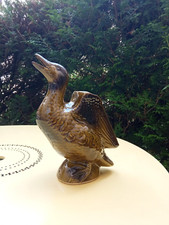 PICHET ZOOMORPHE BARBOTINE VINTAGE CANARD VERT KAKI