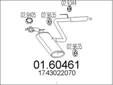 SILENCIEUX ARRIèRE TOYOTA CELICA COUPé 1.8 16V VT-I