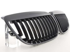 2 GRILLE DE CALANDRE CARBONE